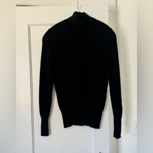 Neiman Marcus Black Turtleneck Sweater